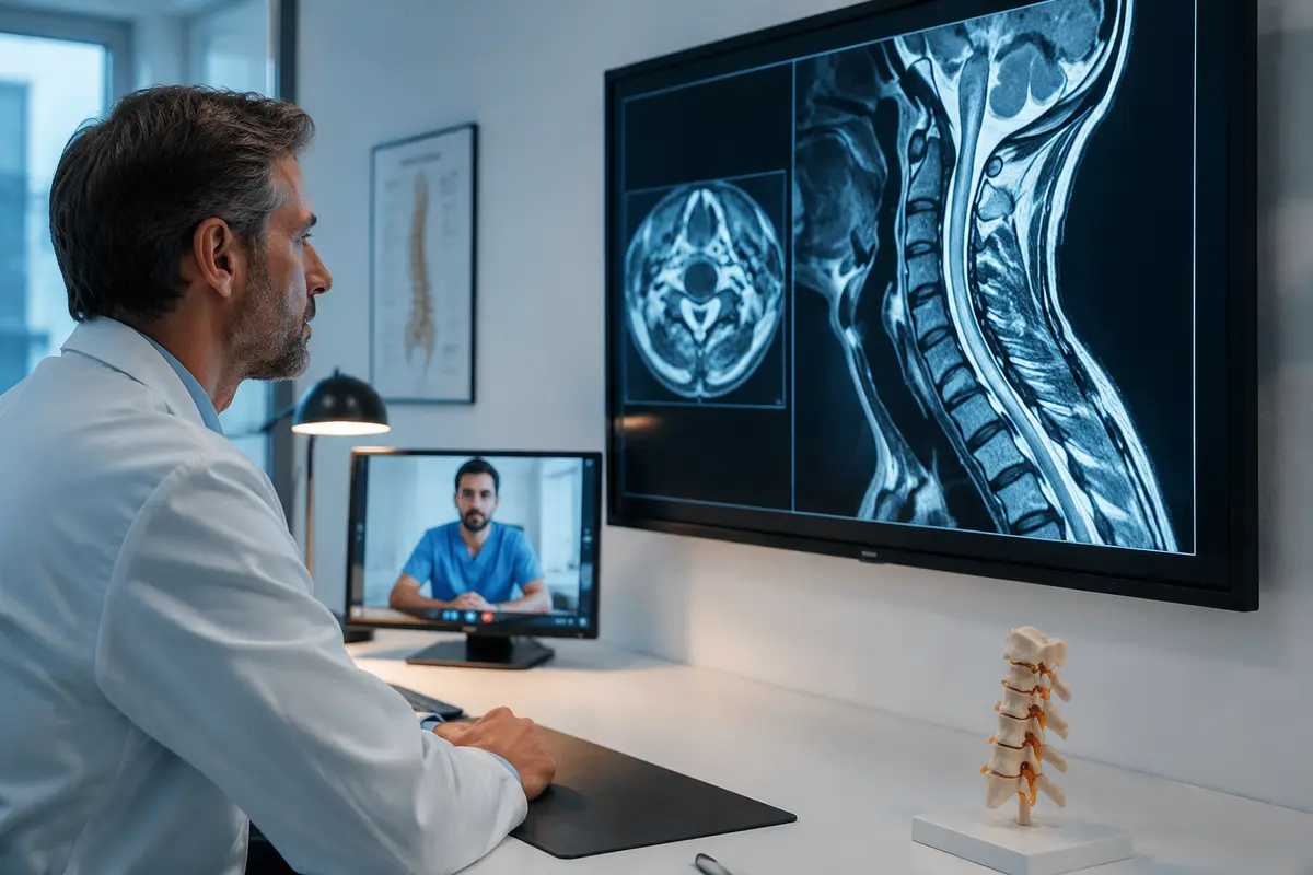 Zervikale Spinalkanalstenose und Myelopathie: Symptome und Behandlung